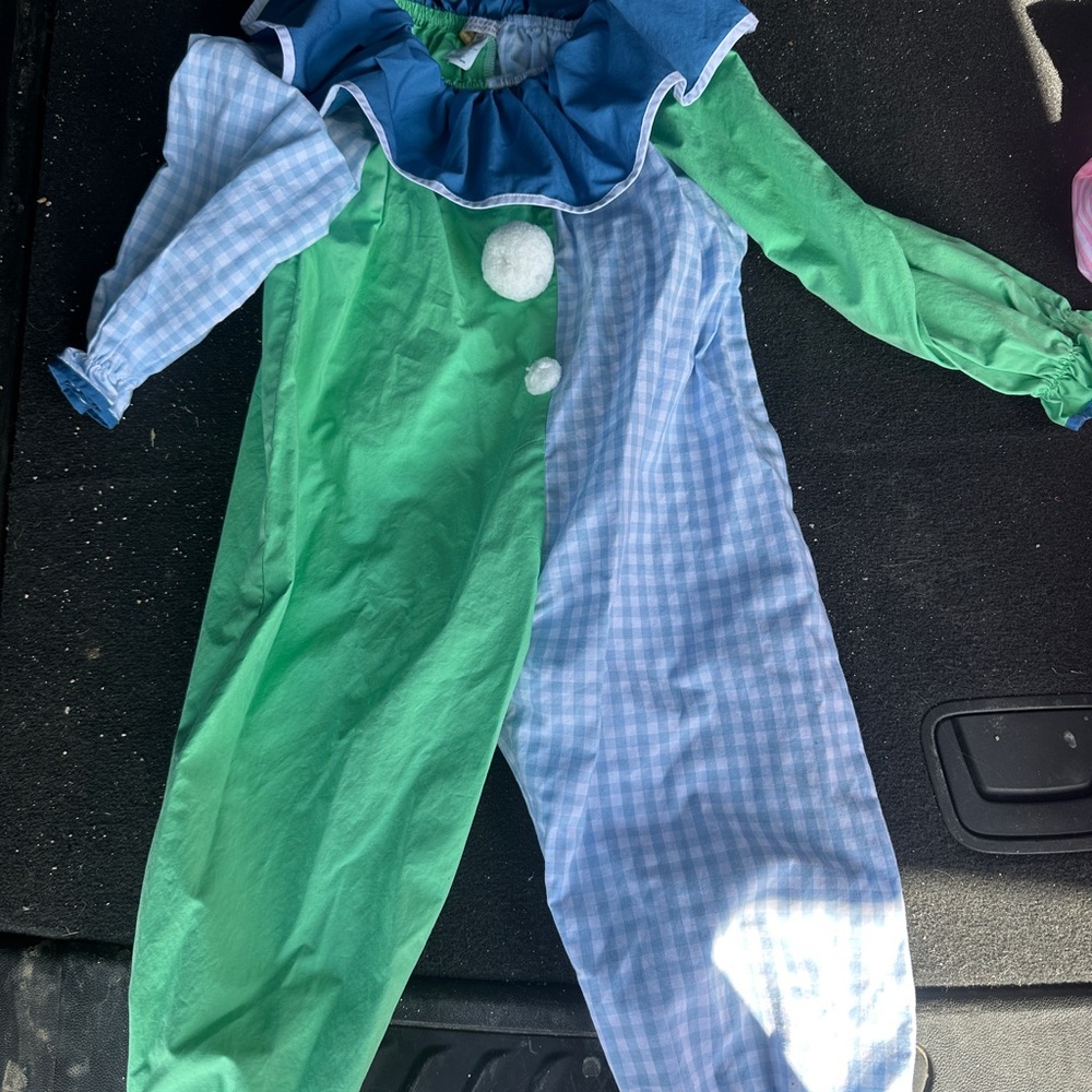 TBBC Green and Blue Clown Costume